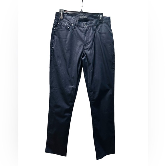 John Varvatos Coated Pants Navy Sz 30, JV701 J701 NEW NWT REG $368 - Picture 1 of 4